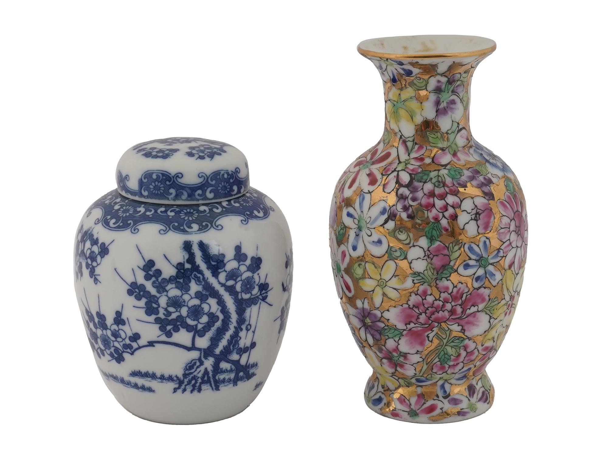 COLLECTION OF CHINESE PORCELAIN VASES BOWLS JAR PIC-1